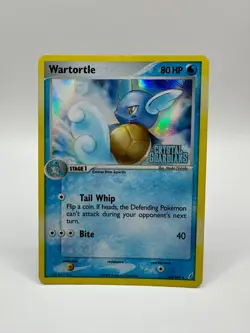 Pokemon Card - Wartortle Crystal Guardians 43/100 Reverse Holo Stamped - Image 1