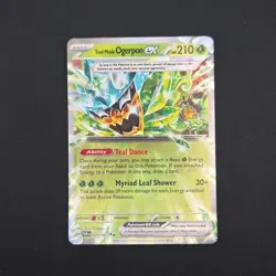 Pokemon TCG Card Teal Mask Ogerpon ex 025/167 Twilight Masquerade Holo - NM - Image 1