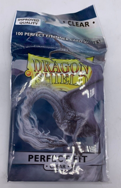 100 Dragon Shield STANDARD Clear PERFECT-FIT TOPLOADING SLEEVES CARD SLEEVES MTG - Image 2