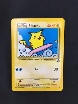 Lot of 10 2001 Pokemon Black Star Promo #28 Surfing Pikachu Cards NM Unplayed - Image 2