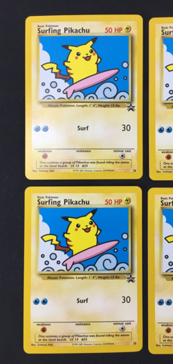 Lot of 10 2001 Pokemon Black Star Promo #28 Surfing Pikachu Cards NM Unplayed - Image 5