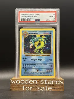 Gyarados Shadowless Base Set 6/102 Holo Rare Pokemon Card WOTC 1999 PSA 4 - Image 1