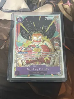 Bandai One Piece TCG Monkey D. Luffy P-080 Card Game Fest - Image 1