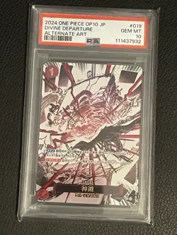 One Piece Card Game TCG Divine Departure OP10-019 Alt Art PSA 10 US Seller - Image 1