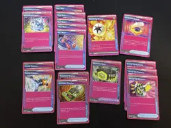 Pokemon pink trainer/supporter and item 17card lot NM Mint prismatic - Image 1