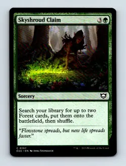 #107 2025 Edge of Eternities Commander Skyshroud Claim Common - Image 1