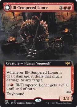 Ill-Tempered Loner Innistrad: Crimson Vow (Extended Art) Regular - Image 1