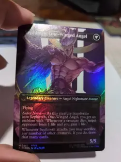 Sephiroth, Fabled SOLDIER (Final Fantasy) ~Alternate Art / Borderless/ Foil~ NM - Image 2