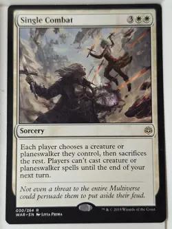 Single Combat - War of the Spark - Magic the Gathering MTG Nice! - Image 1
