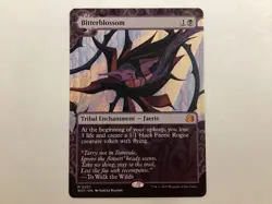 MTG Wilds Of Eldraine ET BITTERBLOSSOM NM (BIN) Graded Power - Image 1