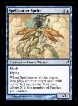 MTG Spellstutter Sprite LP Light Play Lorwyn [3473] - Image 1