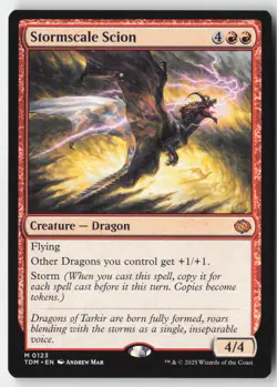 MTG - Stormscale Scion M Tarkir: Dragonstorm 123 LP-NM - Image 1