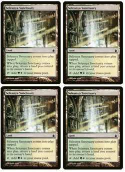4 x Selesnya Sanctuary / Selesnija-Heiligtum - RAVNICA - englisch ** Dual ** - Image 1