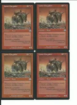 MTG: LESSER GARGADON Prophecy UNCOMMON; played, Excellent condition x4 - Image 1