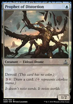 MTG Magic the Gathering Prophet of Distortion (46/198) Oath of the Gatewatch NM - Image 1