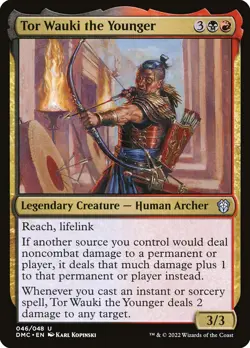MTG Tor Wauki the Younger (46/253) Dominaria United Commander NM - Image 1
