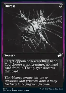 MTG Magic the Gathering Duress (98/633) Innistrad Double Feature LP - Image 1