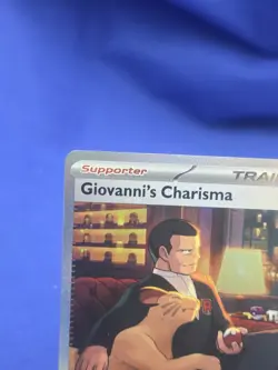 Pokemon Scarlet Violet 151 Giovanni's Charisma 204/165 Special Illustration Rare - Image 4