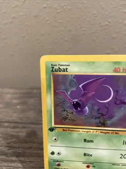 Pokemon TCG Zubat Team Rocket 70/82 Regular 1st Edition Common-Damaged!! - Image 2