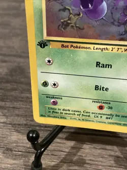 Pokemon TCG Zubat Team Rocket 70/82 Regular 1st Edition Common-Damaged!! - Image 4