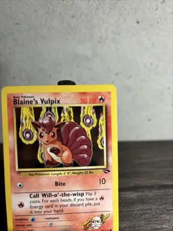 Pokemon TCG Blaine's Vulpix Gym Challenge 66/132 Regular Unlimited Common-LP! - Image 3