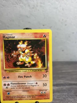 Pokemon TCG Magmar Base Set 2 51/130 Regular Unlimited Uncommon-Fast Ship-LP! - Image 3