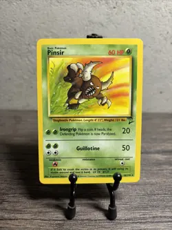 Pinsir 029/130 Base Set 2 Regular Rare-Pokemon TCG-Vintage-Fast Shipping-NM!! - Image 1