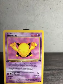 Pokemon TCG Drowzee Team Rocket 54/82 Regular 1st Edition Common-NM!! - Image 3
