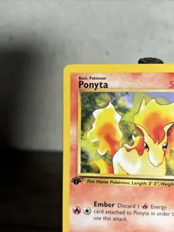 Pokemon TCG Ponyta Team Rocket 64/82 Regular 1st Edition Common-LP/NM!! - Image 2