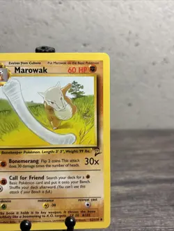 Marowak 052/130 Base Set 2 Regular Uncommon-Pokemon TCG-Fast Shipping-NM!! - Image 3