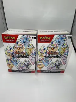 Pokemon Prismatic Evolutions Booster Bundle 2 (6 booster packs) Factory Sealed - Image 1