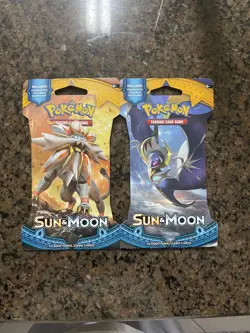 Pokemon TCG Sun And Moon Base Set Sleeved Booster Packs Lot of 2 - Image 2