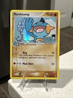 Pokemon Marshtomp EX Crystal Guardians Reverse Holo Stamped HP 38/100 Rare (NM) - Image 1