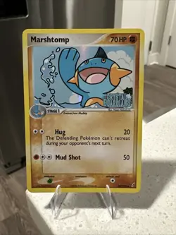 Pokemon Marshtomp EX Crystal Guardians Reverse Holo Stamped HP 38/100 Rare (NM) - Image 2