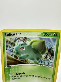 Pokemon TCG Bulbasaur Stamped Reverse Holo 46/100 Crystal Guardians 2006 - Image 2