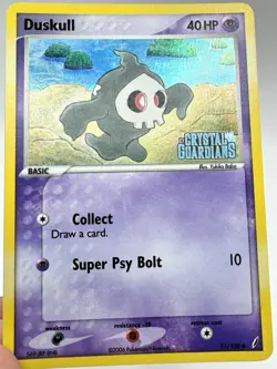 Pokemon TCG Duskull 51/100 Reverse Holo EX Crystal Guardians Stamped LP - Image 3