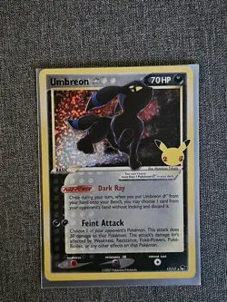 Pokemon Celebrations Umbreon Gold Star 17/17 NM-M - Image 1