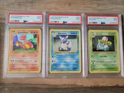 2023 Pokemon CLV CLC CLB 002 IVYSAUR CHARMELEON WARTORTLE PSA 9 SEQUENTIAL - Image 1