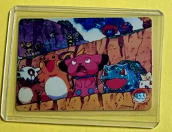 RAICHU BULBASAUR CUBONE 2 Pocket Monster Vending Prism Stickers 2000 Pokemon NM - Image 1