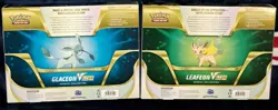 Pokemon TCG Glaceon V Star and Leafeon V Star Special Collection Boxes Sealed - Image 2