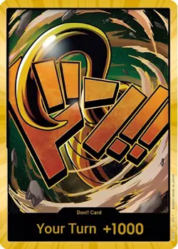 One Piece DON!! Card (Crocodile) (Gold) (/62) Premium Booster LP FOIL - Image 1