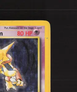 Alakazam 1/102 WOTC Base Set Unlimited Rare Holo Pokemon Card DMG - Image 4