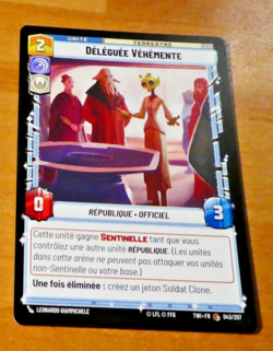 STAR WARS UNLIMITED CARD GAME TCG CARTE 43/257 TWI FR MINT - Image 1