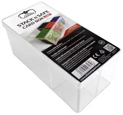 Ultimate Guard Stack n Safe Storage Box 480 Card Case Clear Compartment Dividers - Image 1
