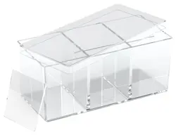 Ultimate Guard Stack n Safe Storage Box 480 Card Case Clear Compartment Dividers - Image 3