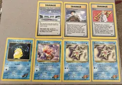 Pokemon TCG Gym Challenge/Heroes 50 Card Lot Non-Holo Rare/Uncommon/Commons LP - Image 1