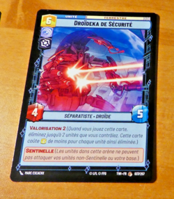 STAR WARS UNLIMITED CARD GAME TCG CARTE 37/257 TWI FR MINT - Image 1