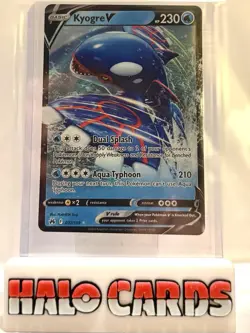 PACK FRESH Pokemon Card Kyogre V Crown Zenith #037/159 G - Image 1