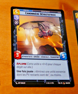STAR WARS UNLIMITED CARD GAME TCG CARTE 36/257 TWI FR MINT - Image 1