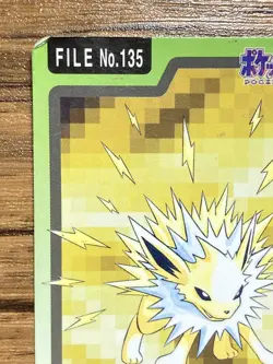 Pokemon Carddass Card Jolteon File No.135 Bandai Pocket Monsters 1997 Japan - Image 3